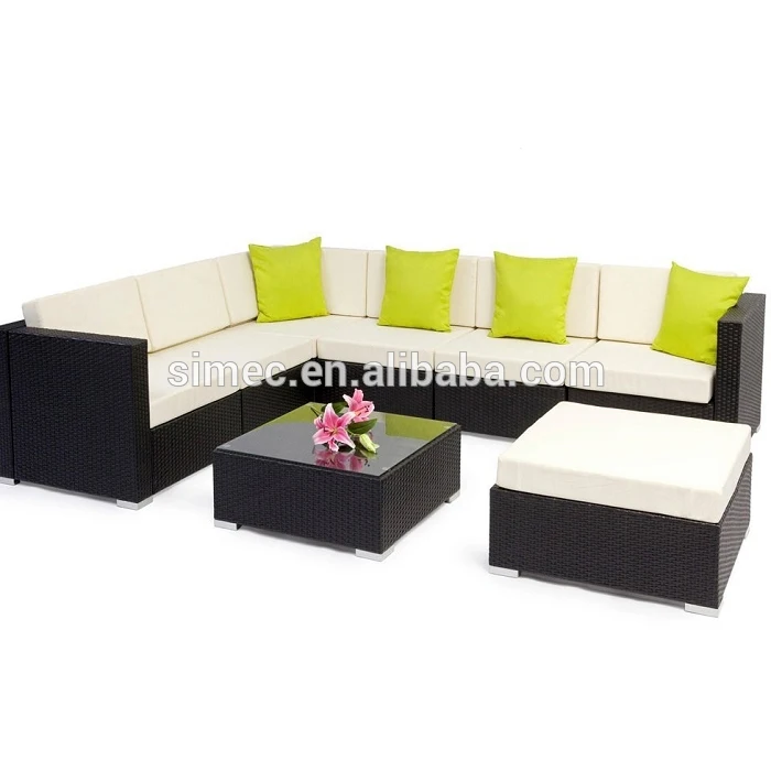 Модный дизайн, хорошая цена, уличная мебель из ротанга, белая, экономия пространства, лидер продаж на рынке