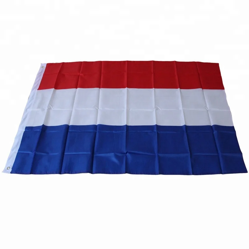 custom Hot sale 100% polyester Holland national car flag