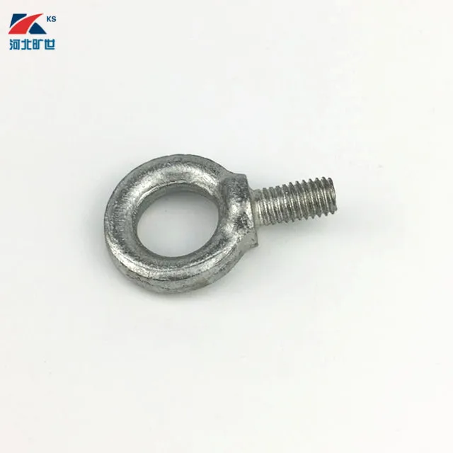 DIN580 Galvanized Lifting eyebolt and nut