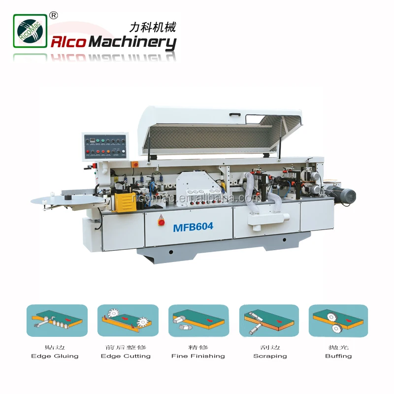 MFB604 automatic wood PVC Edge Banding Machine/automatic edge bander