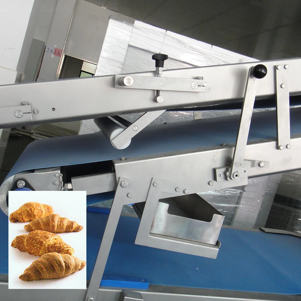 100kgs 200kgs Automatic Croissant Machine Crisp Bread Making Machine