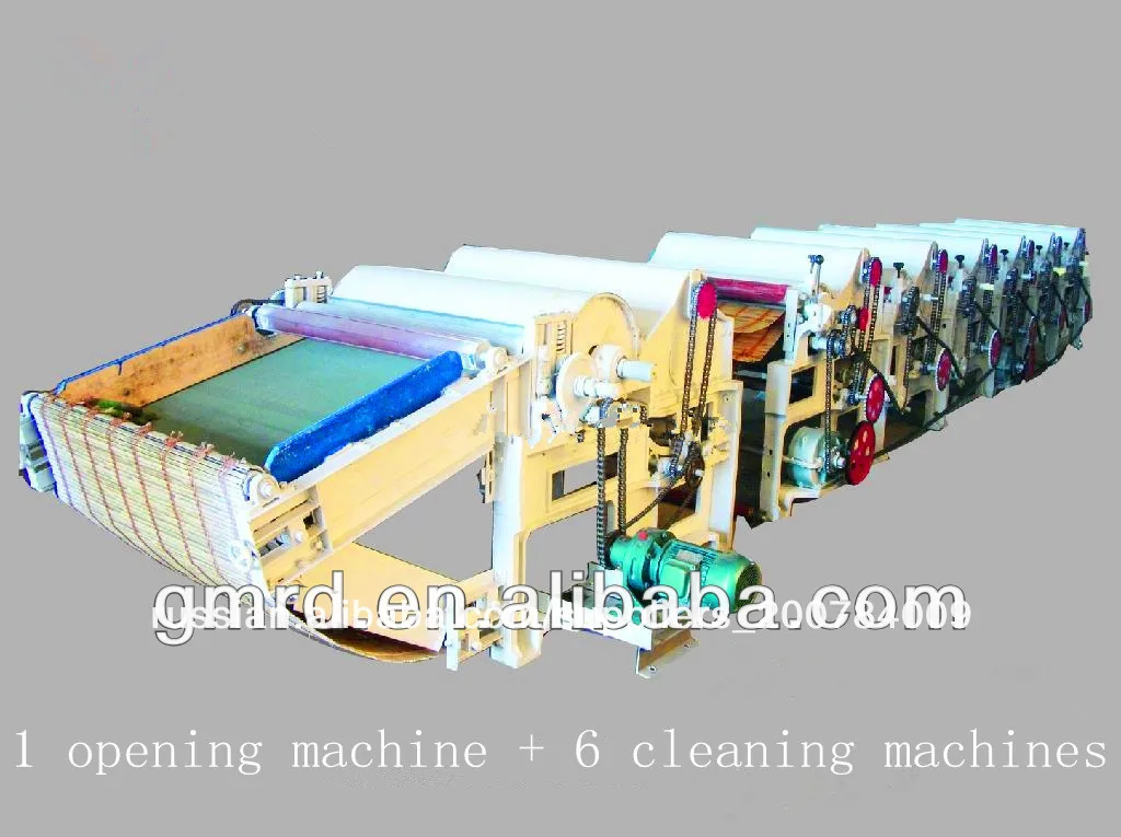 пряжа/хлопковые отходы переработки машин