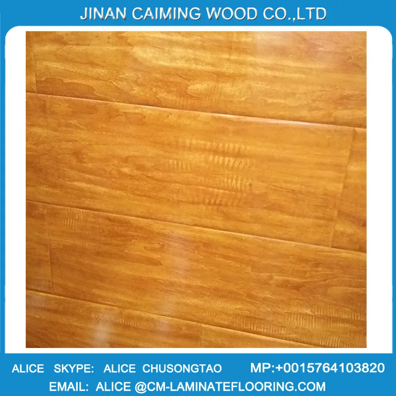 New Technology laminate parquet/wood flooring 12mm
