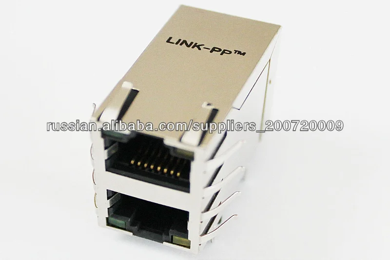 двойной rj45 10/100/1000 базы - штат техас 2x1 разъем с магнетизмом модуль