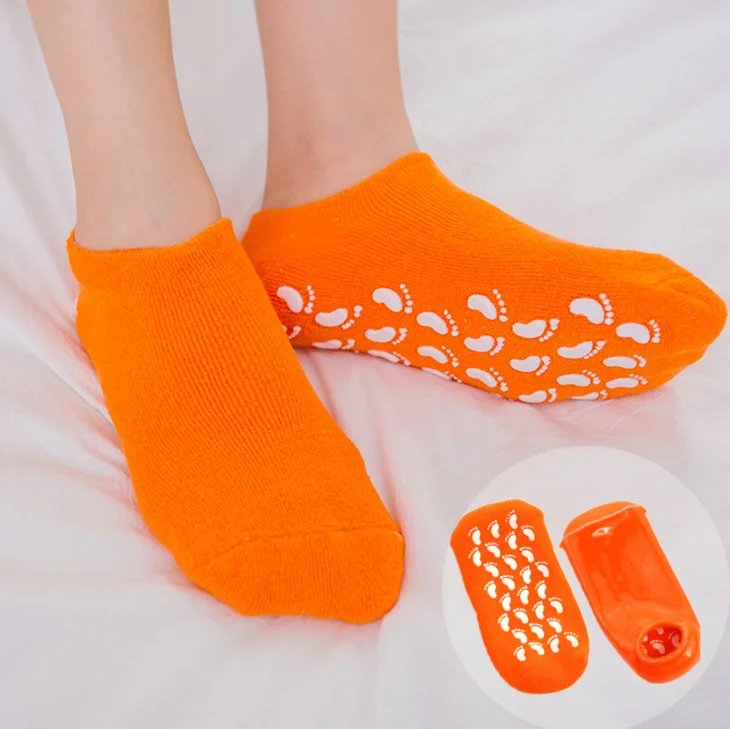 foot Sleeve footcare moisture dry foot cooling wholesale silicone gel spa socks