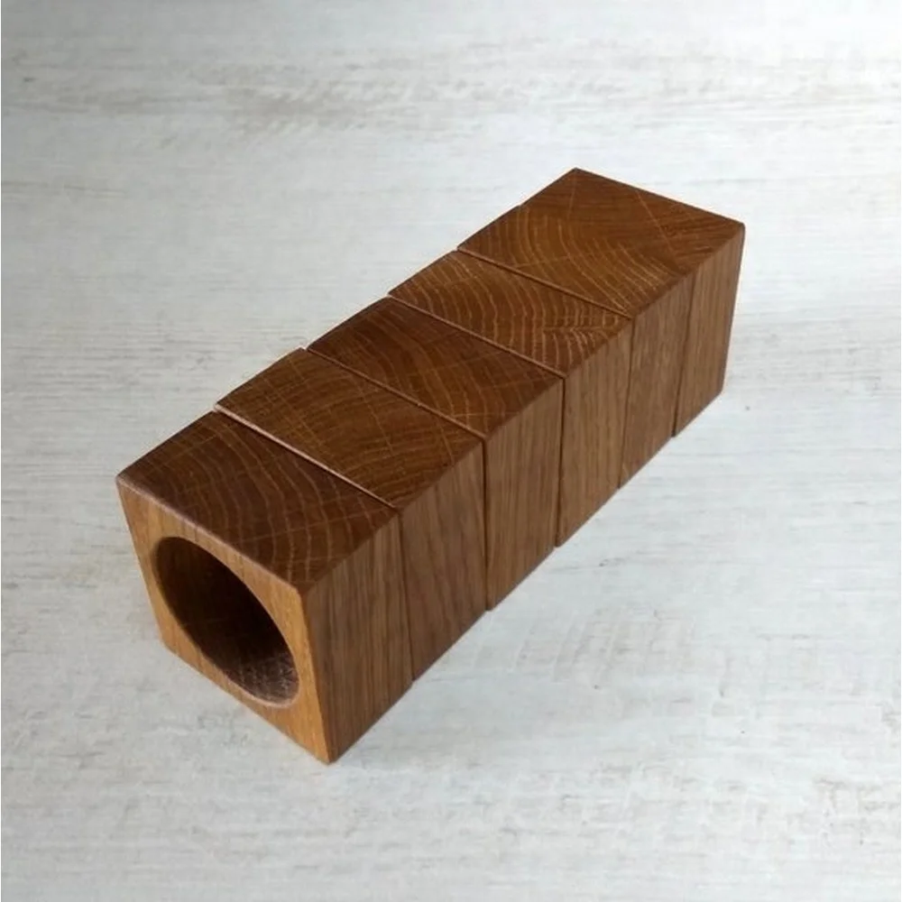 Самые популярные товары 2024 Новое поступление классическое круглое кольцо из натурального дерева для салфеток