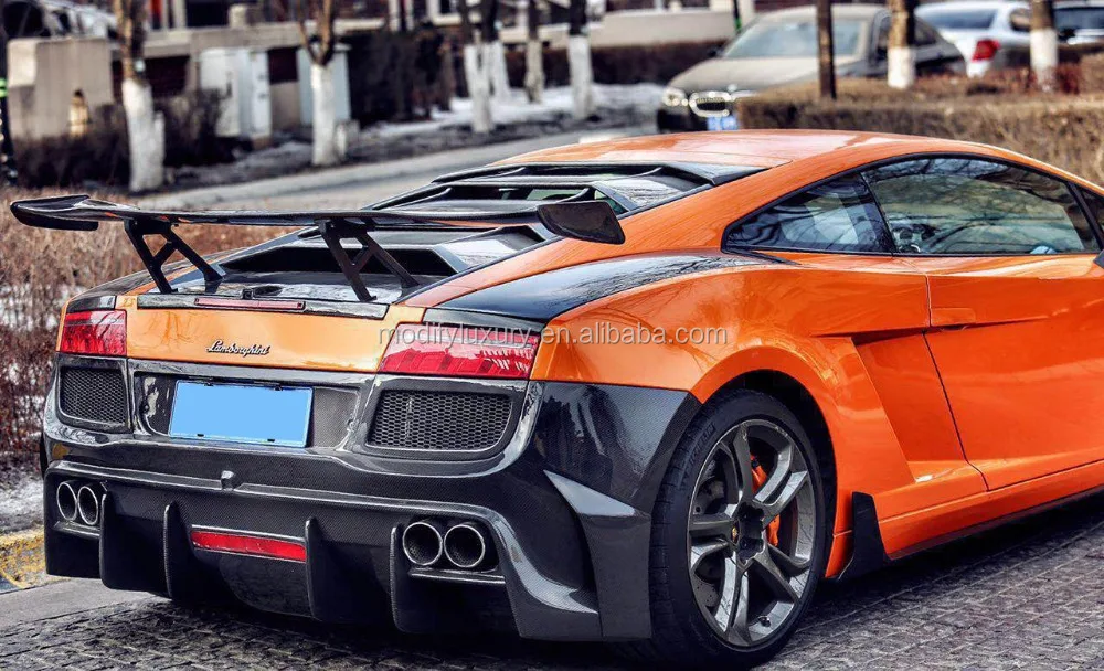Carbon Fiber Rear Bumper for Lamborghini Gallardo