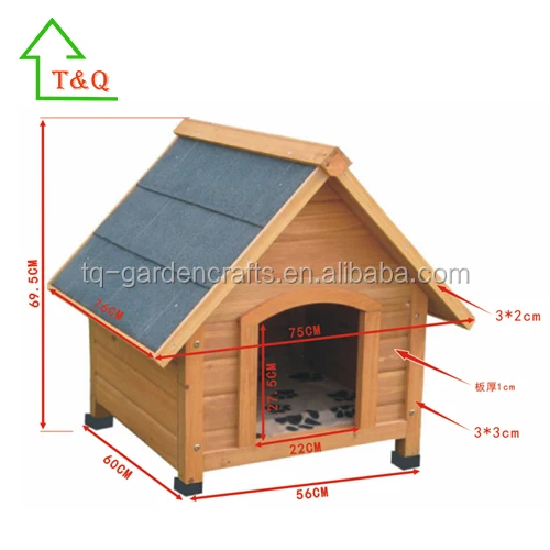 
Cheap Hotselling outdoor large wooden kennel dog house 