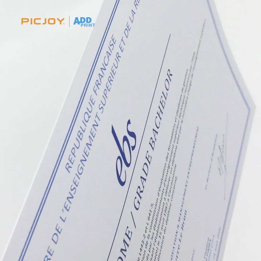 Cheap certificate DIPLOME GRADE BACHELOR printing shanghai