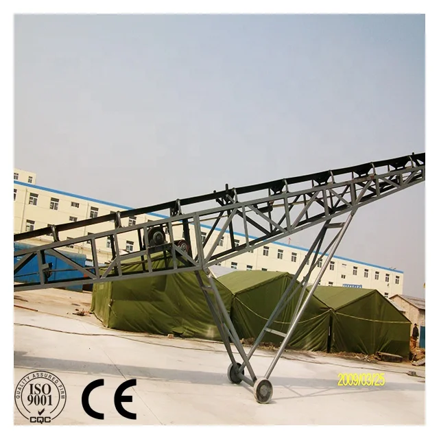 Portable Stone Conveying Machine Soil Belt Conveyor Coal Unloading Equipment