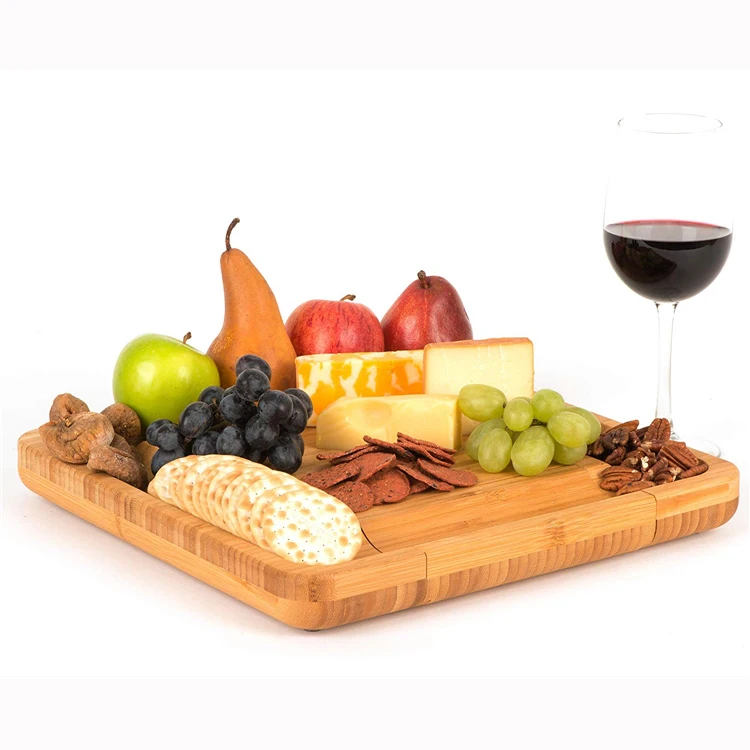 High Quality Serving Tray Bamboo cheap Large board cheese