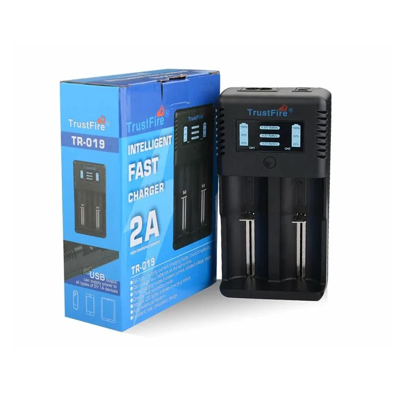 TrustFire TR-019 2A Fast USB Li-ion Battery Charger 32650 26650