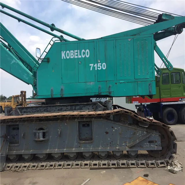 Original Japan Used Kobelco 7150 150ton crawler crane