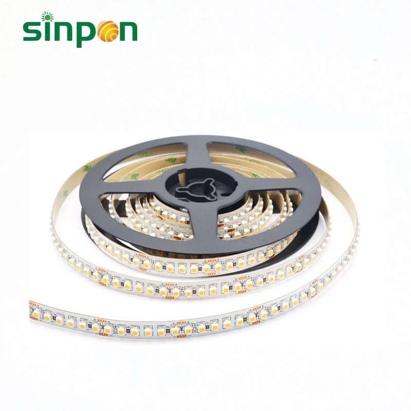 SMD 3528 освещения 24 В 9,6 Вт/м 3000 К теплый белый светодиодные полосы