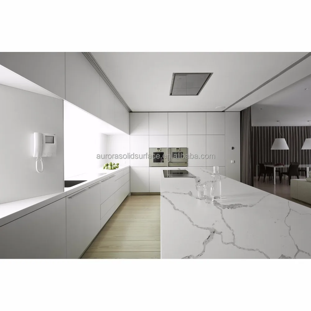 Calacatta, белые кварцевые каменные плиты/искусственный кварцевый камень, мраморные вены для бара