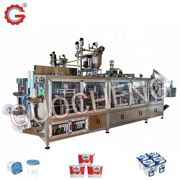 Dairy Milk Yogurt Processing Machines Automatic Filling Sealing Machines