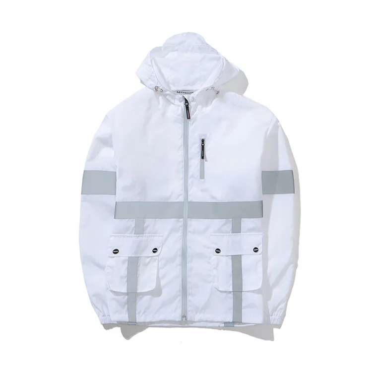 Оригинальная Повседневная Спортивная Защитная Униформа с капюшоном от производителя, уличная ветрозащитная Светоотражающая куртка