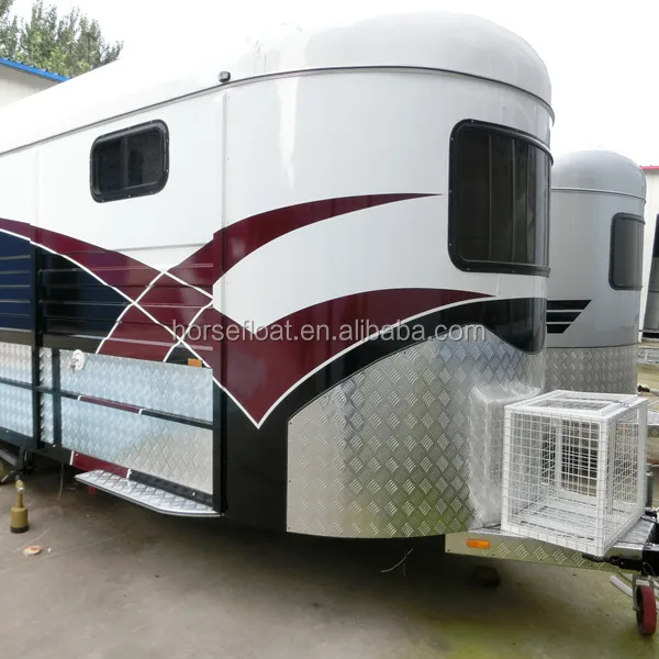 Deluxe horse trailer with bunk beds