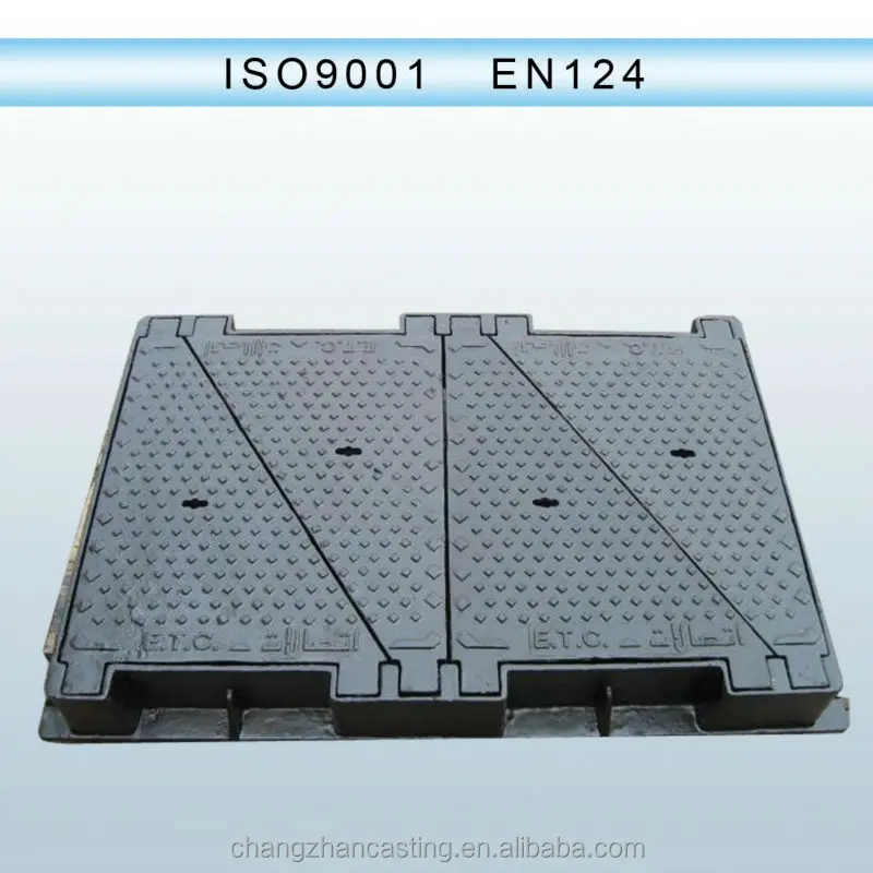EN124 ductile iron manhole cover