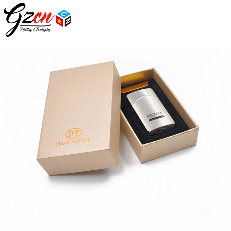 custom quality zippo packing with insert paper gift box