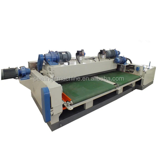 4 feet /5 feet/8feet/10 feet peeling and cutting together wood veneer making machine/veneer rotary cutting machine