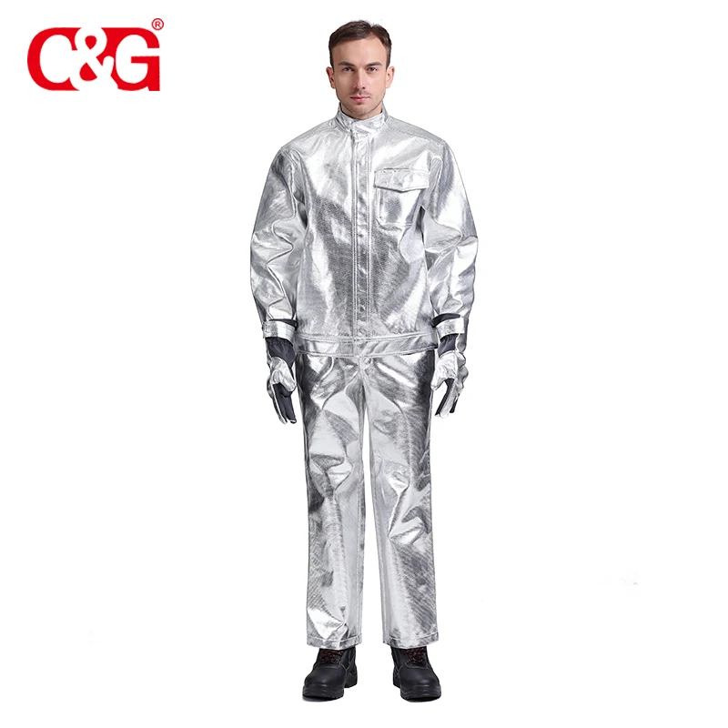 CG high quality splash aluminized approach heat resistant suit
