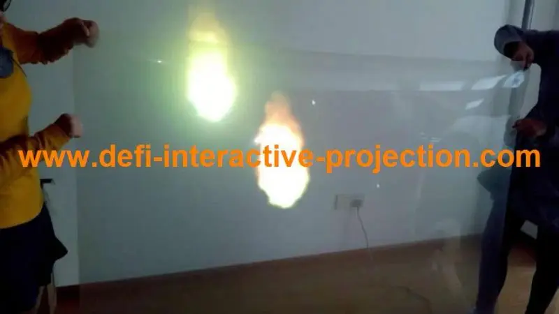 голографические прозрачная задняя проекционный экран рекламный экран