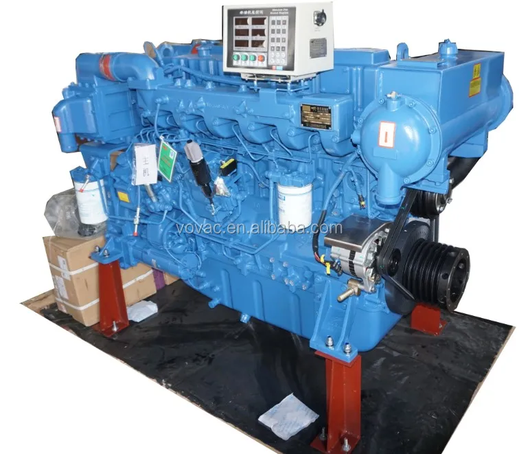 Sales Promotion Yuchai 1350rpm 960HP Marine Propulsion Diesel Engine With Gearbox