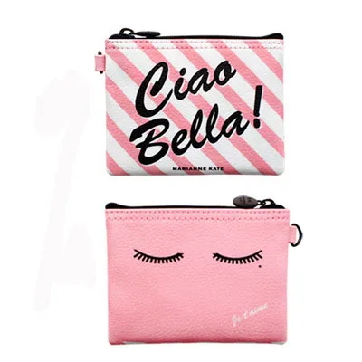 Hot Selling Cute Girls Cartoon Leather Wallet Mini Coin Purse