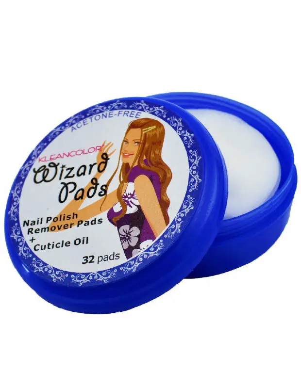 2017 hot selling nail polish remover wipes pad
