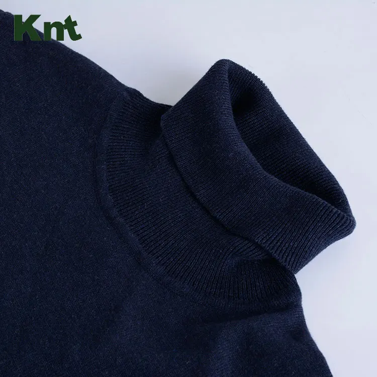 Best quality wholesale computer knitted korean men turtleneck sweater