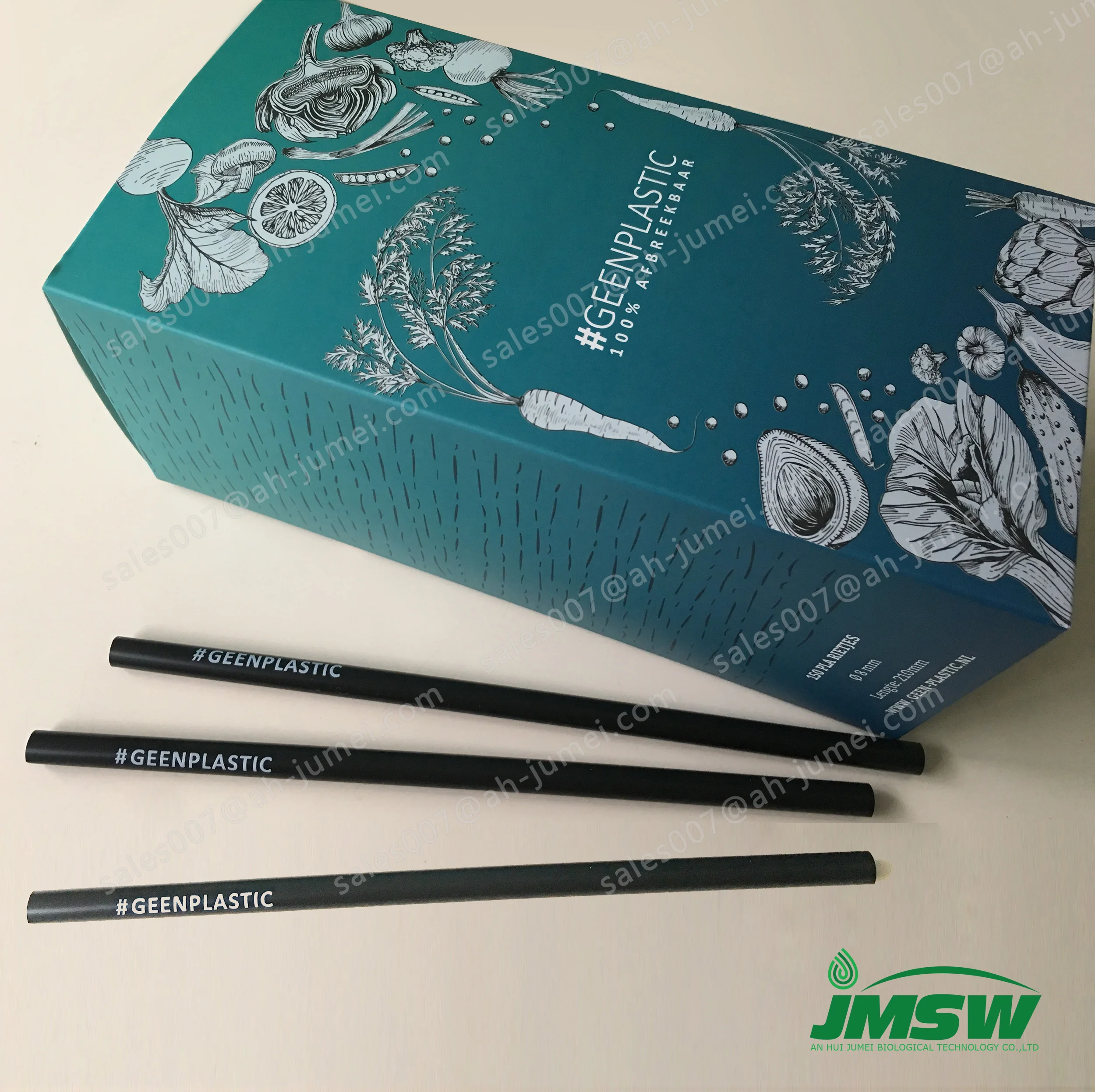 Biodegradable Drinking Pla Straw With printing