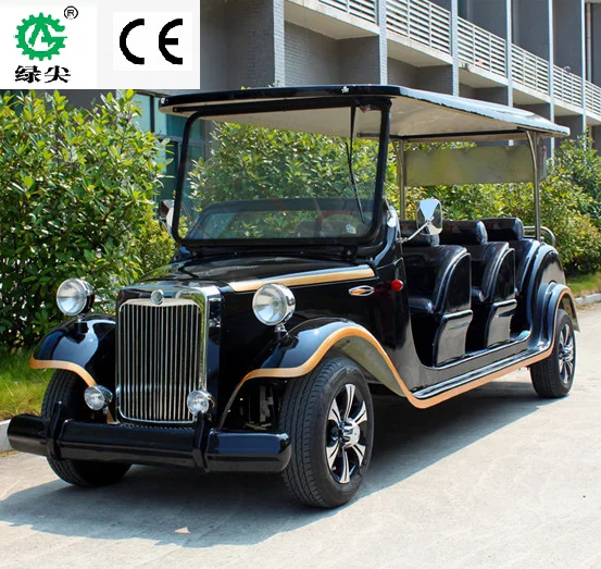 Роскошная дешевая электрическая винтажная/антикварная/Классическая тележка для гольфа на 4, 6, 8, 12 мест для свадьбы, курорта, отеля, виллы, сделано на китайской фабрике