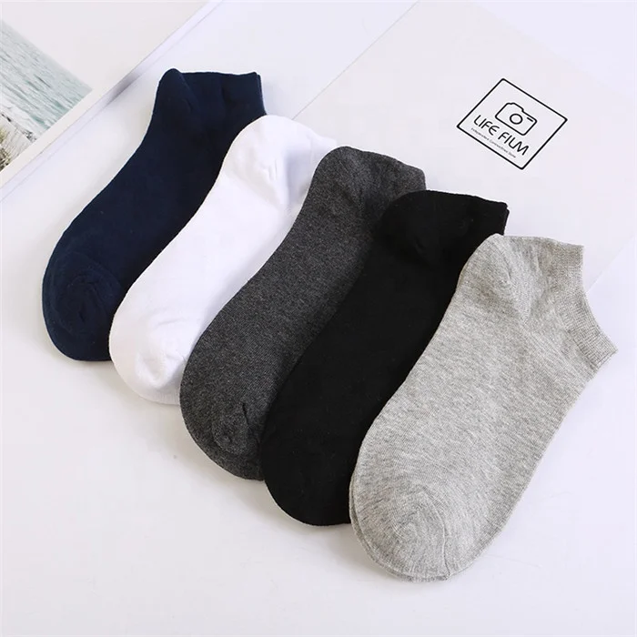 2021 Low cut No Show Socks Men Boat Socks Solid Color socks