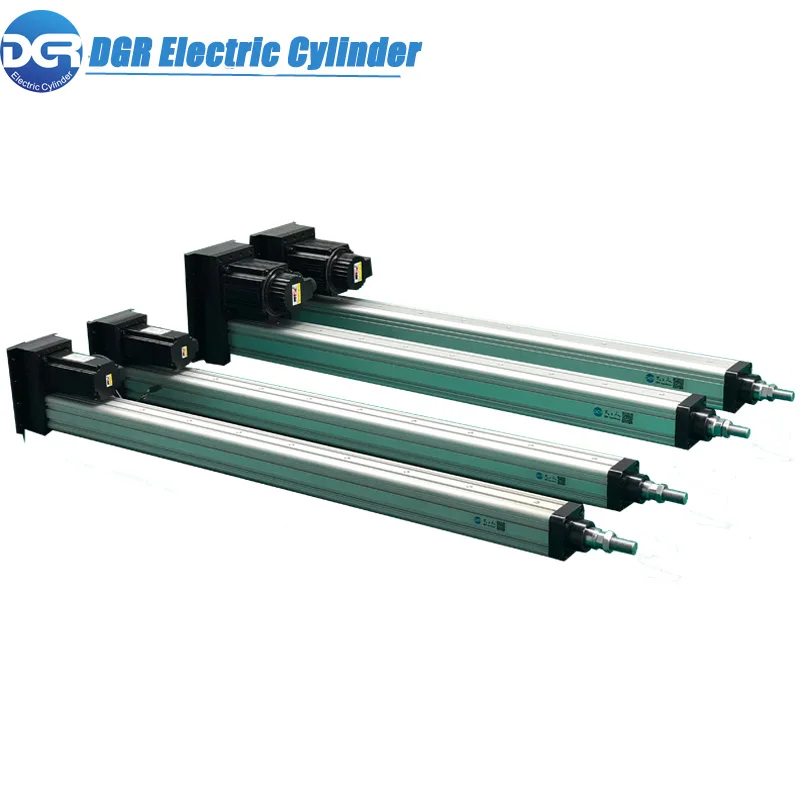 
AC/DC 48V Servo Precision Control Linear Electric Cylinder 0-1000mm/s High Speed Lifting Linear Actuator 