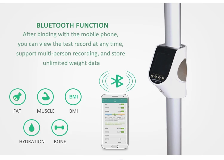 New 200kg Max Weight Height Measuring Scale Ultrasound Scale For Height And Weight