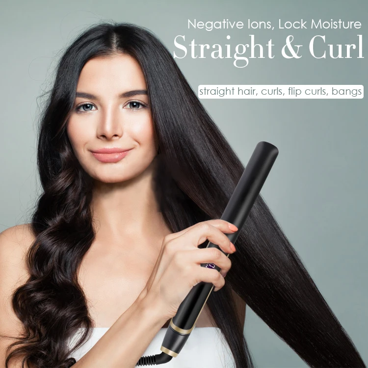 Wholesale LED Digital Display 450F Private Label 1 Inch Titanium Flat Irons