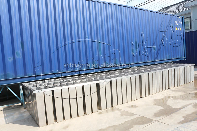 Hot Sale 1T 3T  5T 7T 8T 10 ton Containerized Ice Block Maker Machine Block Ice Making