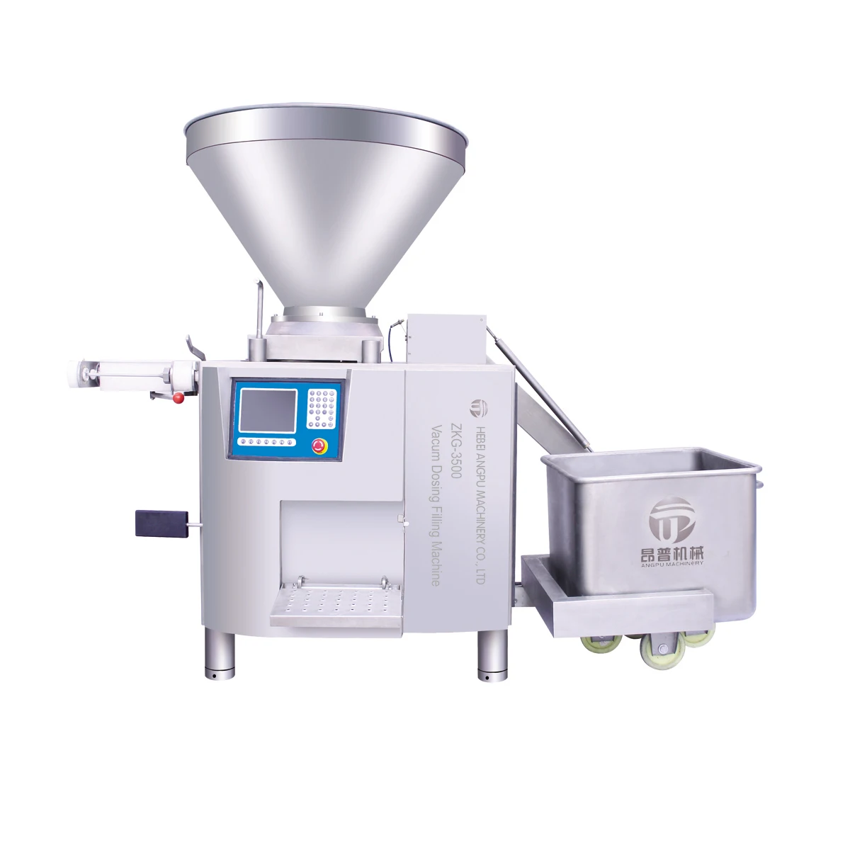 best selling stainless steel of 304 SS material ZKG3500L vacuum sausage filling machine