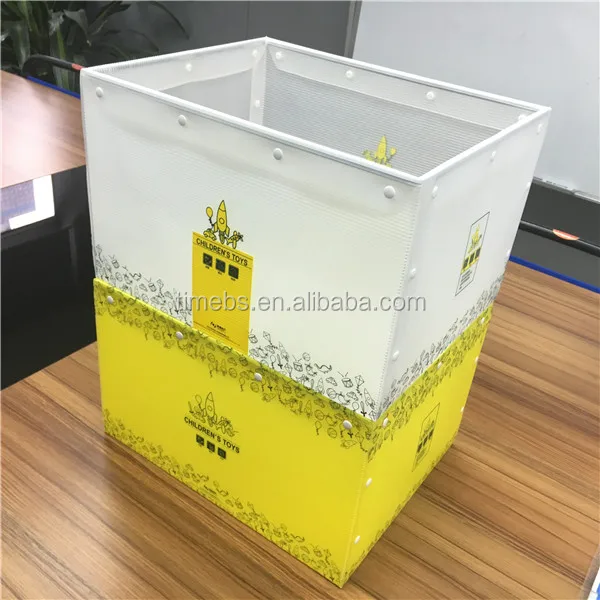 Corrugated Plastic Storage box for shoes clothes and toys