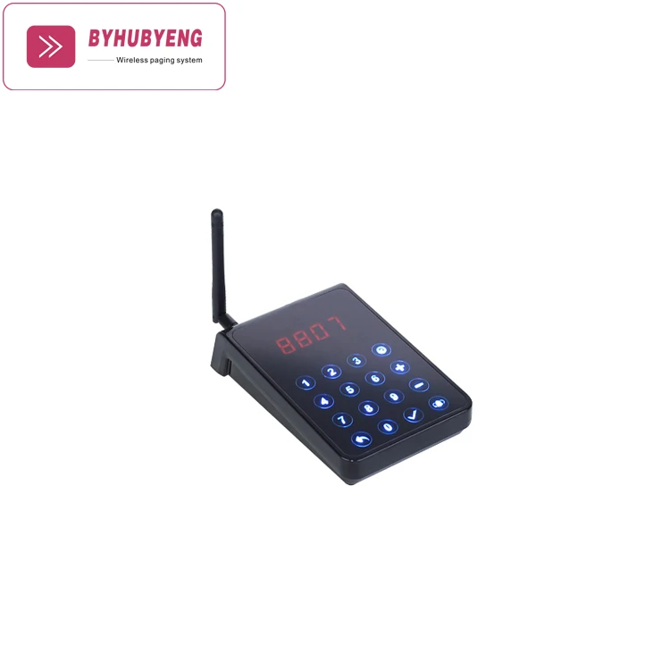 wireless order buzzer pager pocsag paging coaster Video Demo CE FCC Fullwater-proof Certified FM Distance>3000m