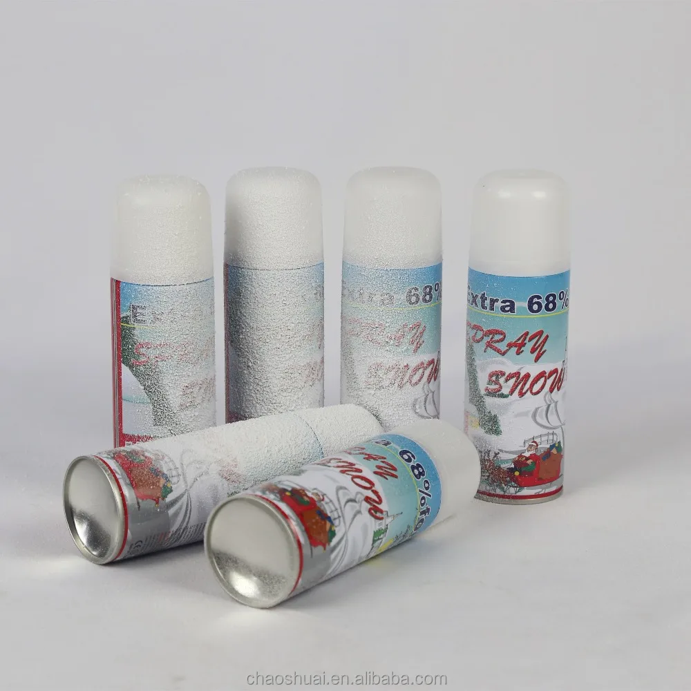 Fashionable Design Party Foam Snow Spray Christmas Party Decoration Supply Snow Spray