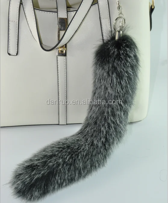 Wholesale Faux Fur Tail for Holiday Cosplay Wedding Party Faux Raccoon Fur Tails