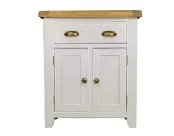 Серый современный мини-шкаф с окрашенным дубовым ласточкиным хвостом для кухни, гостиной, хранения