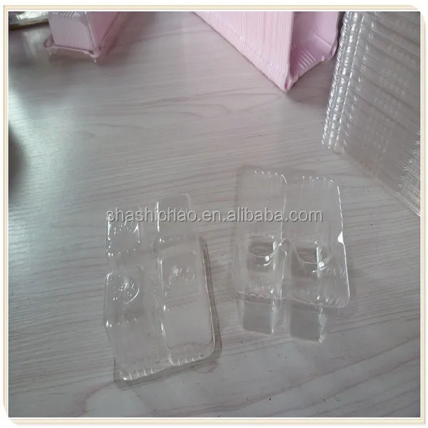 
Thermoformed plastic PET/PS cookie tray with 4 cavity China supplier 