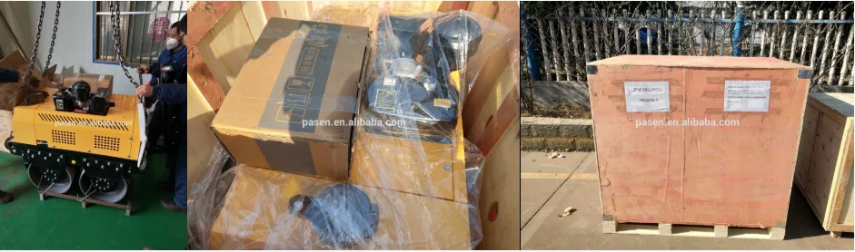 Hydraulic road roller / hand roller compactor / 1 ton compactor vibratory roller