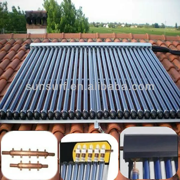 SunSurf SC-C01 SRCC Keymark, вакуумная трубка, Солнечная Тепловая панель
