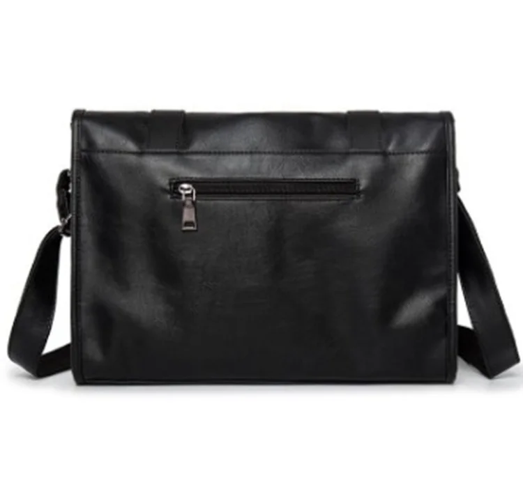 Luxury Office Shoulder Crossbody Messenger Leather Bags Men