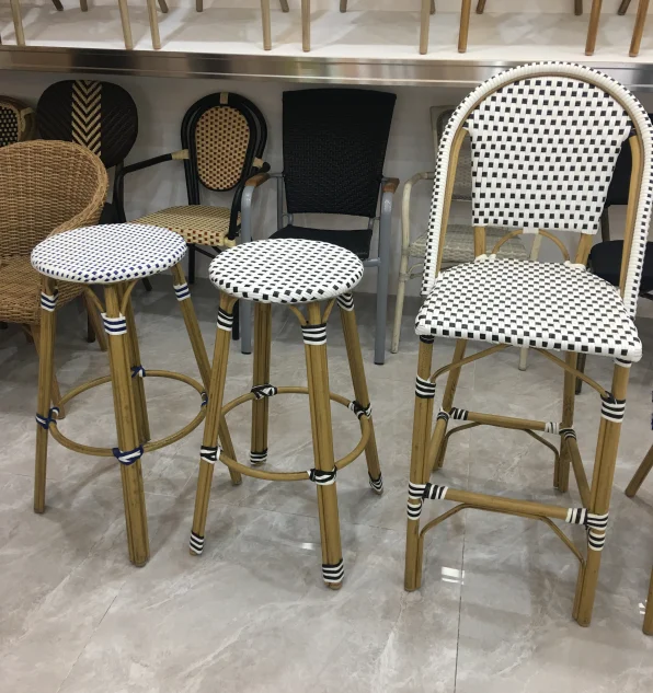 Wholesale fashion comfortable Aluminum rattan wicker chair