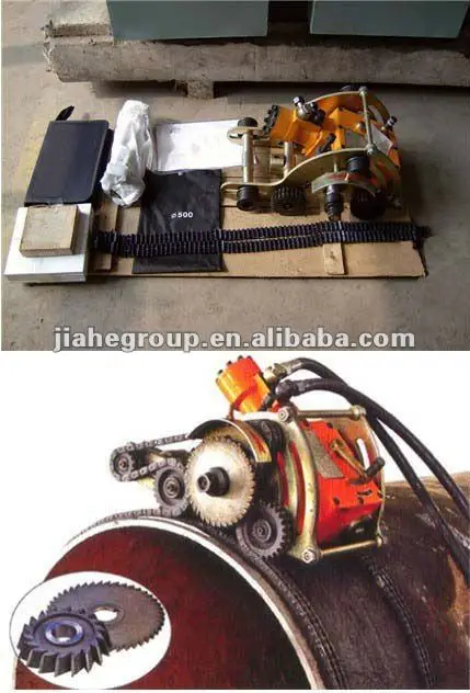 
 Самоподъемная гидравлическая машина для резки  